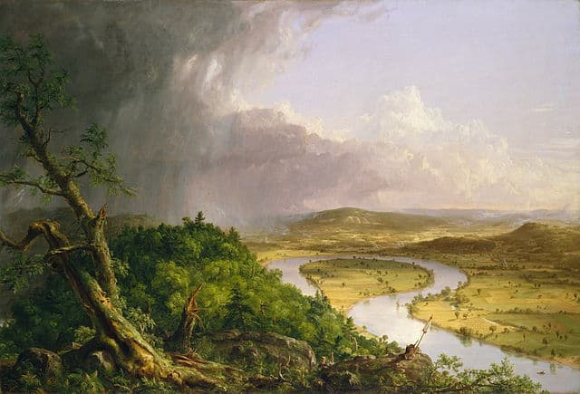 Thomas Cole, The Oxbow, View from Mount Holyoke, Northampton, Massachusetts, after a Thunderstorm, 1836