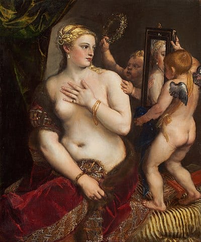 Tizian, Venus mit Spiegel, 1555
