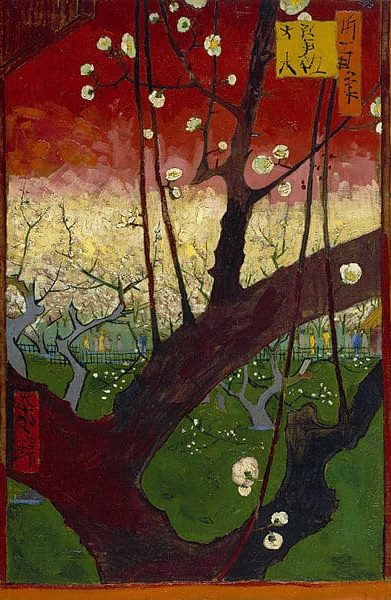 Vincent van Gogh, Pflaumengarten in Kameido (nach Hiroshige), 1857