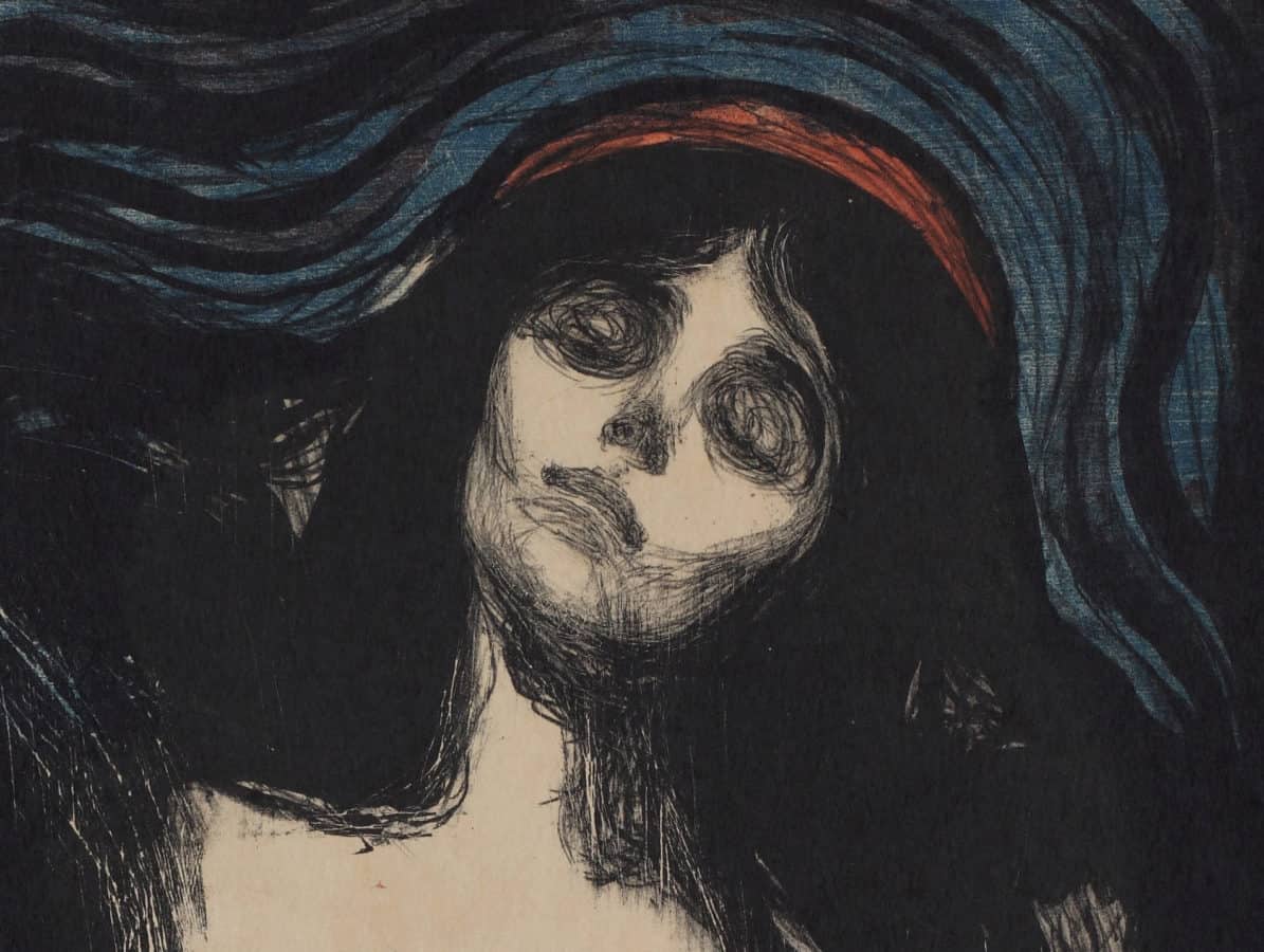Edvard Munch, Madonna, Detail