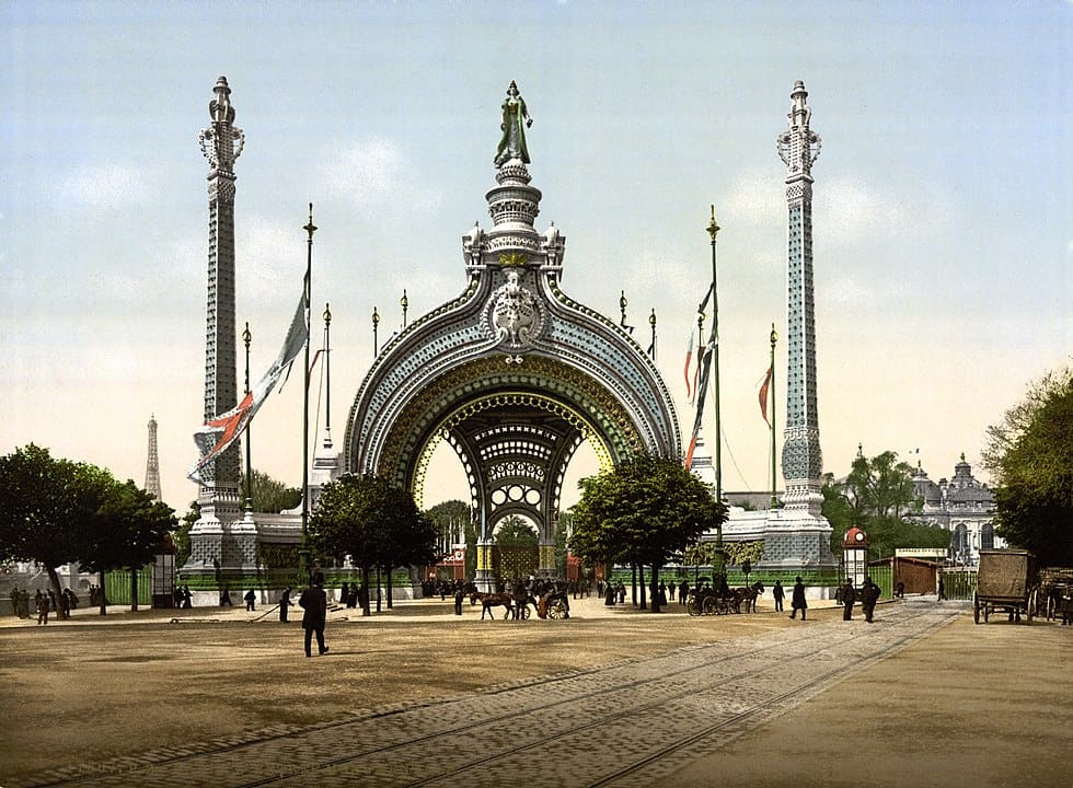 Jugendstil Eingangstor zur Weltausstellung 1900, Paris
