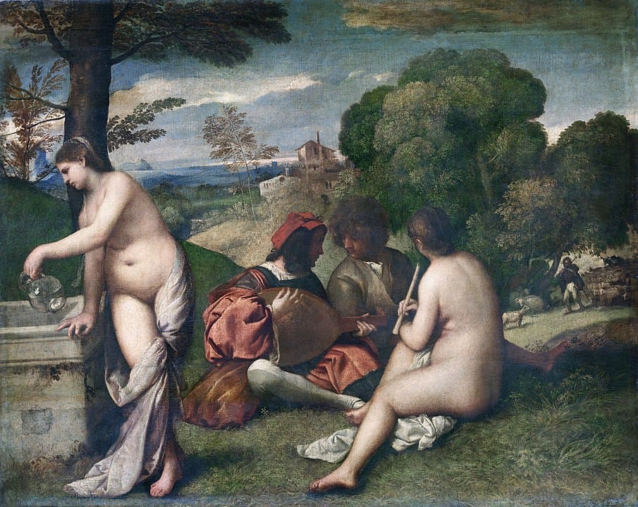 Giorgione/Tizian, Le Concert Champêtre, ca. 1509