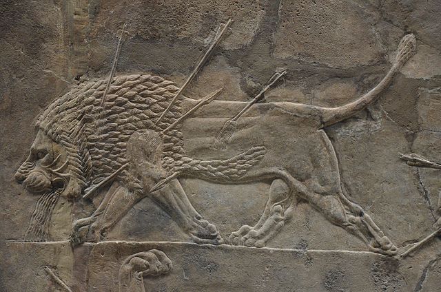 Löwenjagd von Ashurbanipal