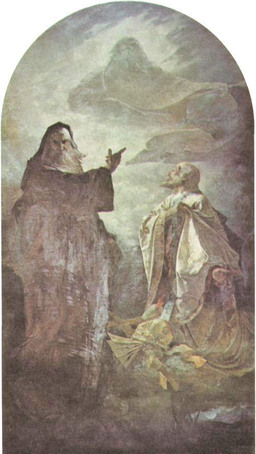 Mucha, Porträt der Heiligen Kyrill und Method, 1887