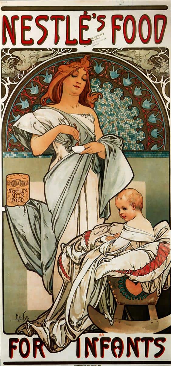 Alfons Mucha, Nestlé`s Food for Infants, 1897