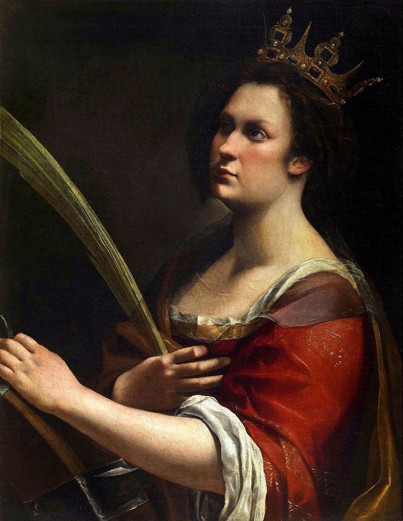 Artemisia Gentileschi, Die heilige Katharina von Alexandria, 1615 - 1619