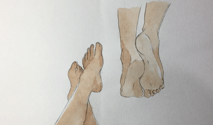 Füße malen 3
