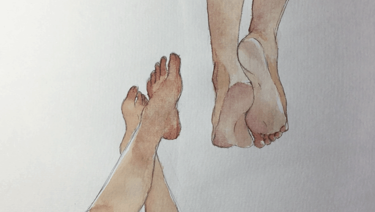 Füße malen 5