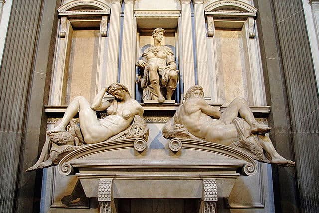 Michelangelo, Grabmahl des Giuliano di Lorenzo de' Medici | Foto: Rabe! / Wikipedia