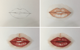 Lippen Malen lernen Titelbild