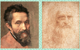 Michelangelo und Leonardo da Vinci