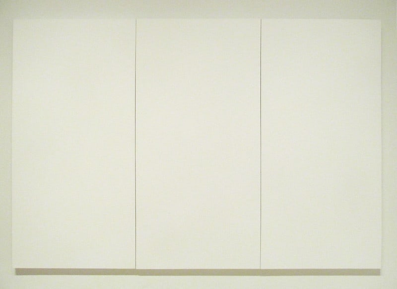 Robert Rauschenberg, White Paintings (Three Panels), 1951
