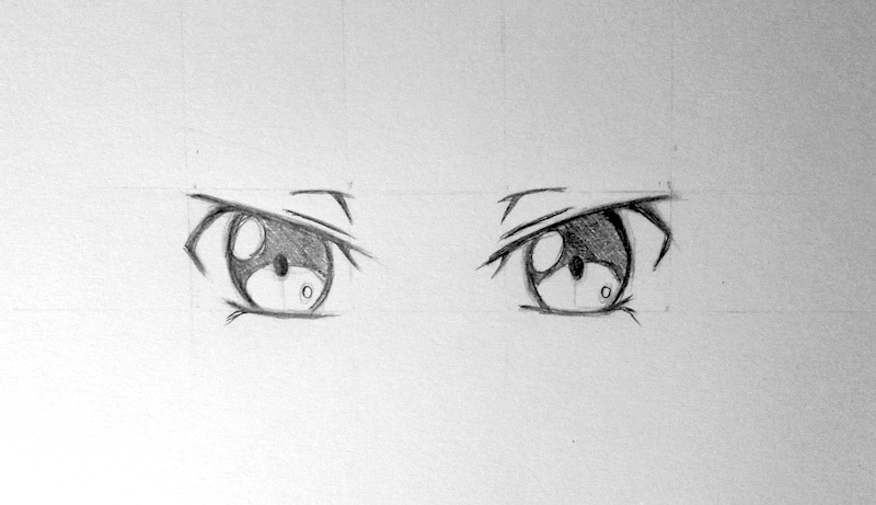 Anime Augen zeichnen Junge 10