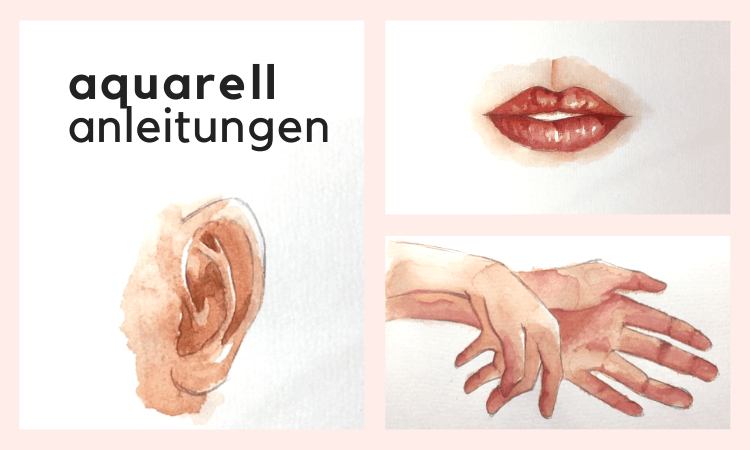 Aquarell Malanleitungen