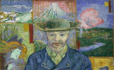 Ausschnitt: Vincent van Gogh, Portrait des Père Tanguy, 1887:88