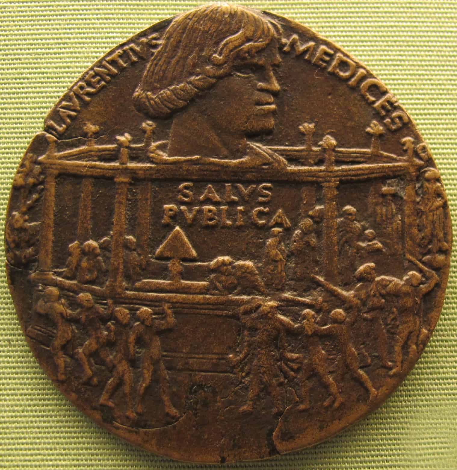 Bertoldo di Giovanni, Medaille zur Pazzi-Verschwörung, 1478
