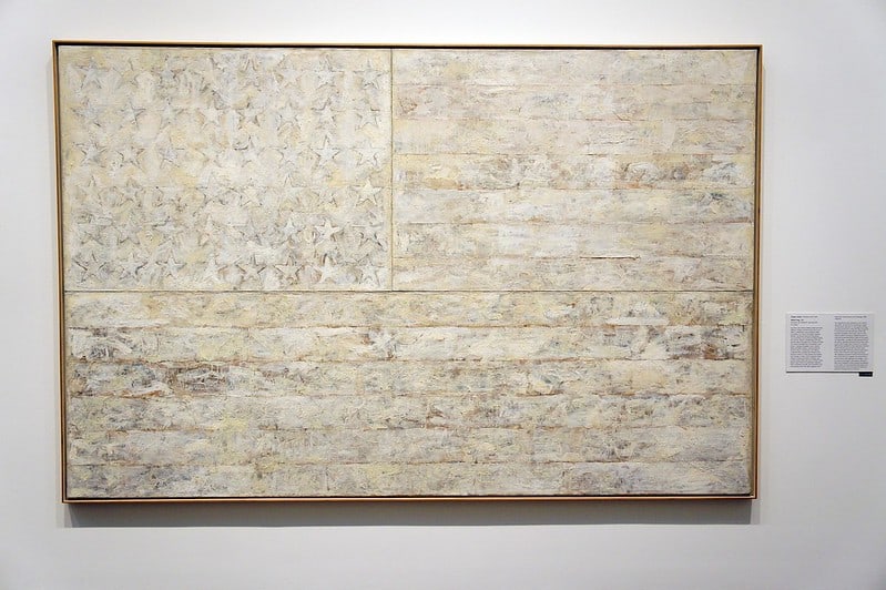 Jasper Johns, White Flag, ca. 1955
