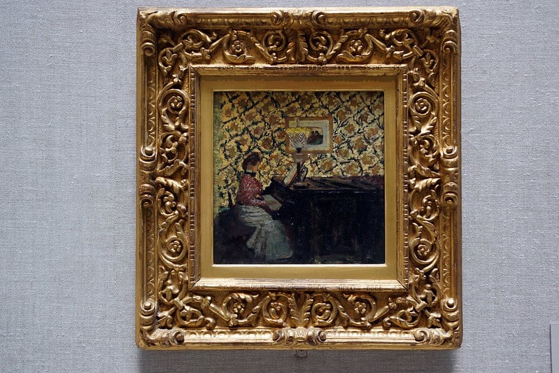 Édouard Vuillard, Mädchen am Piano, ca. 1890Édouard Vuillard, Mädchen am Piano, ca. 1890