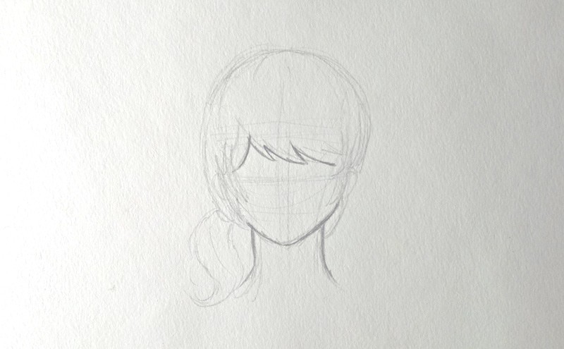 Anime Haare zeichnen 2