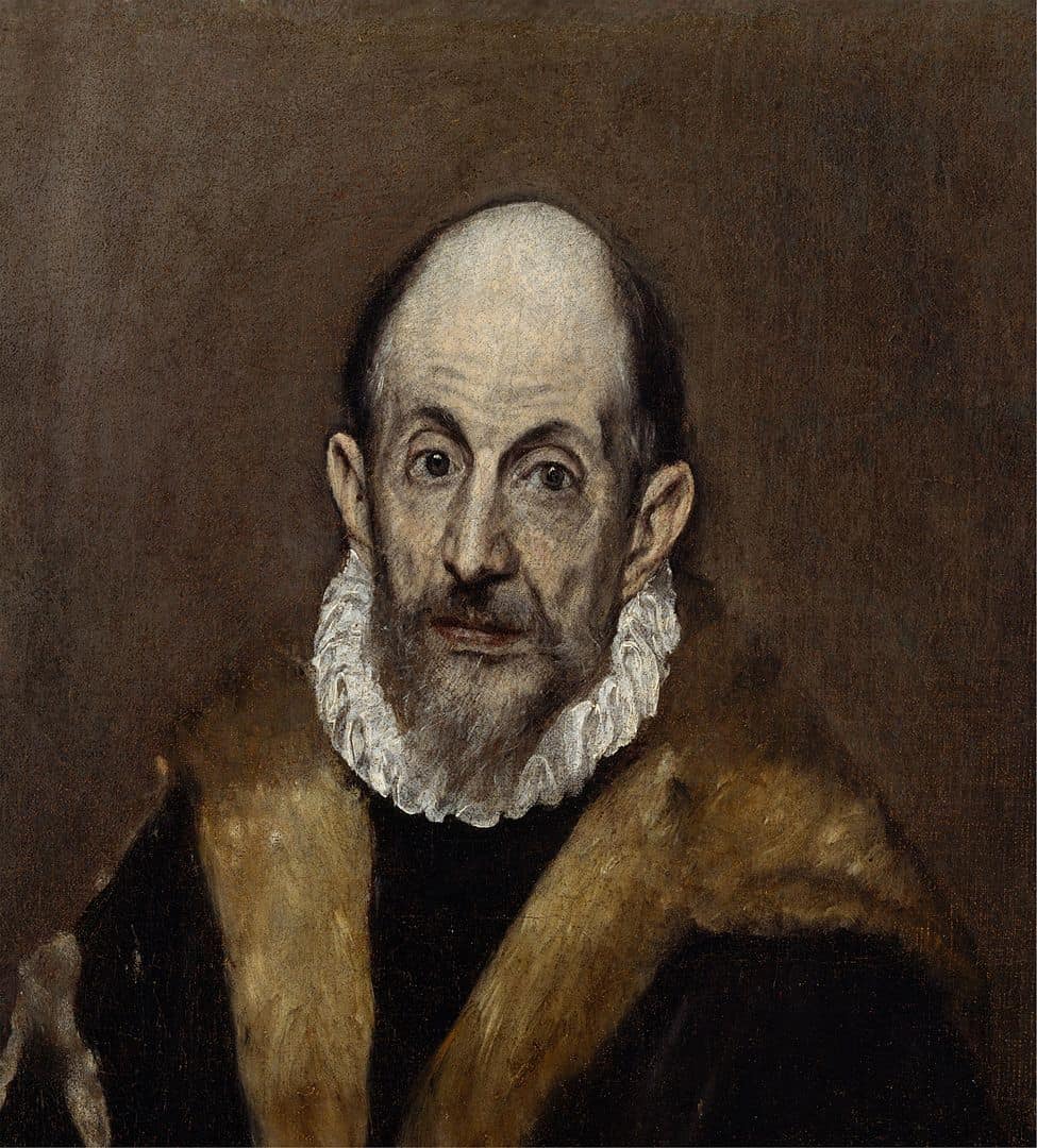 El Greco, Porträt eines Mannes, um 1595 bis 1600