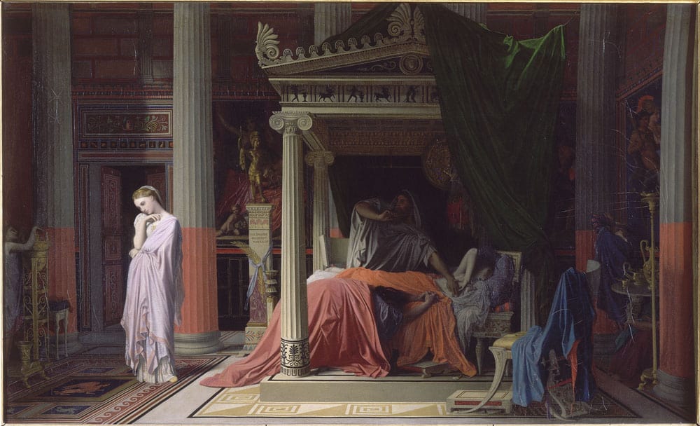 Jean-Auguste-Dominique Ingres, Antiochus und Stratonike, 1840
