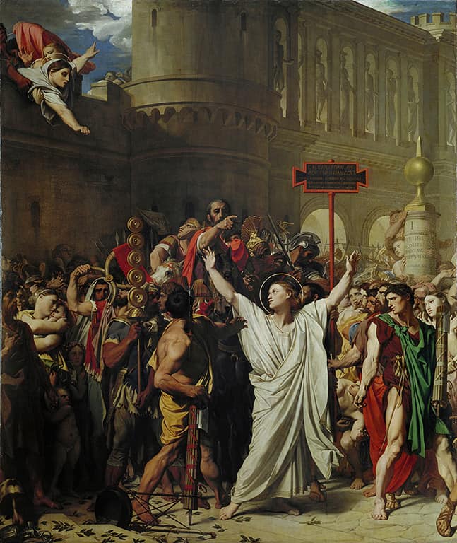Jean-Auguste-Dominique Ingres, Martyrium des heiligen Symphorianus, 1824-34