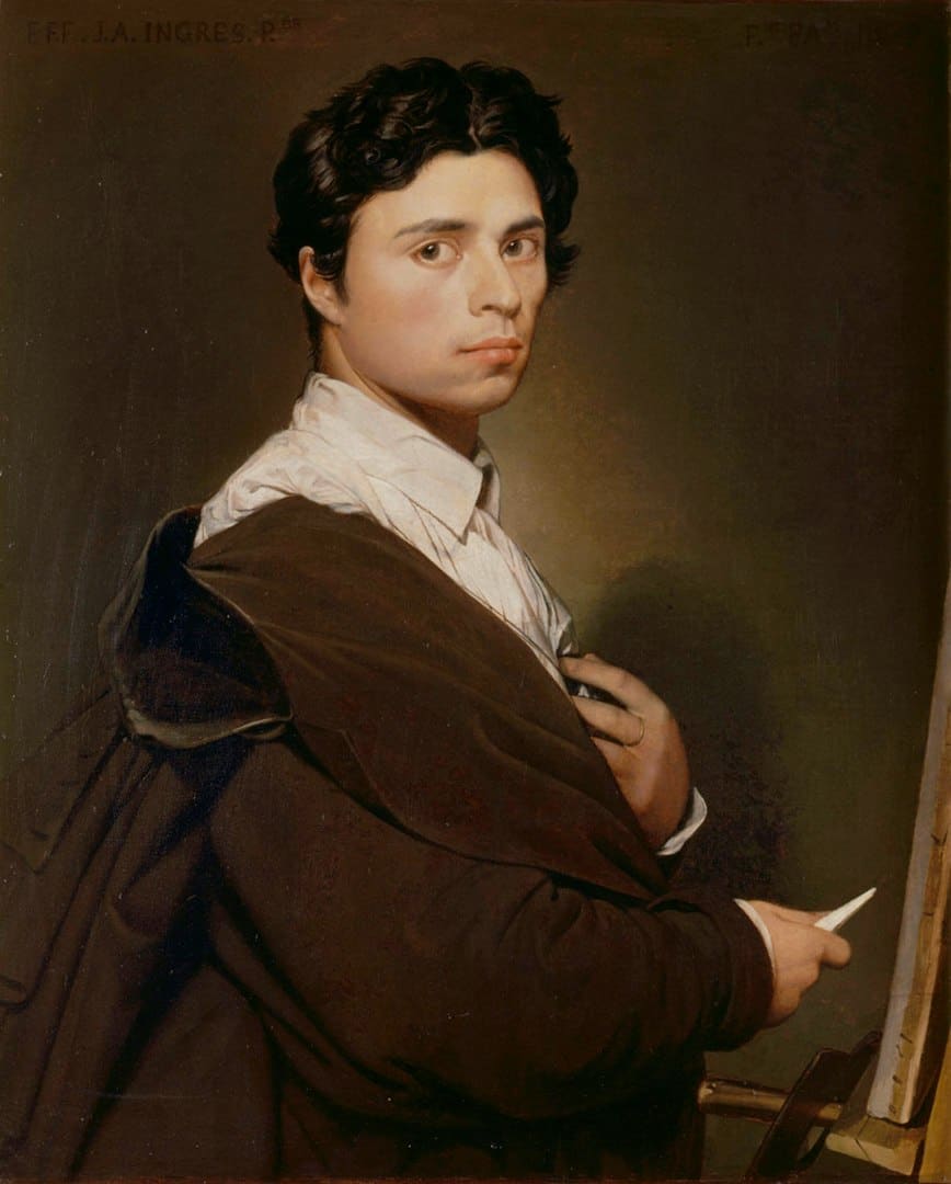 Jean-Auguste-Dominique Ingres, Selbstporträt, 1804