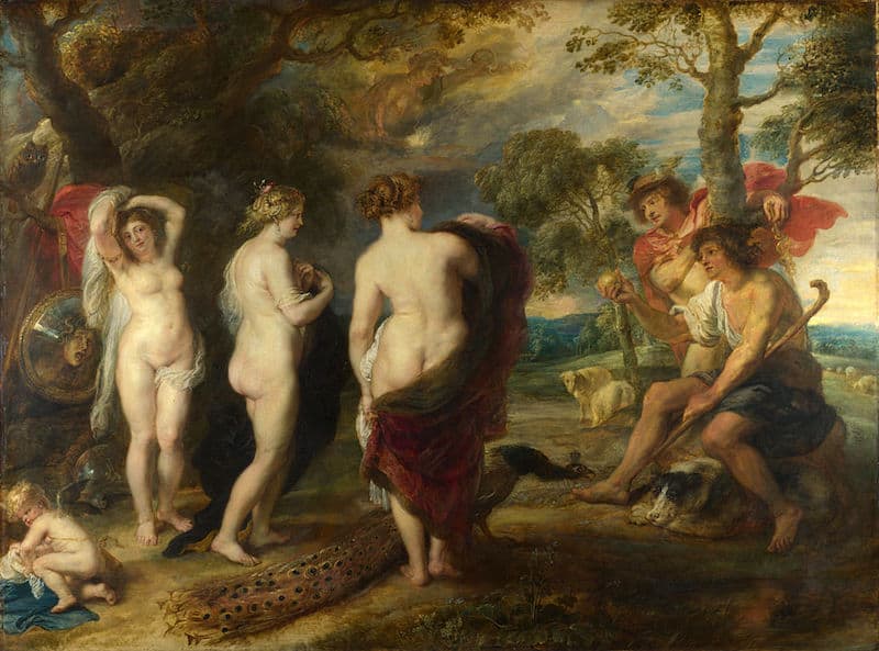 Peter Paul Rubens, Das Urteil des Paris, um 1636