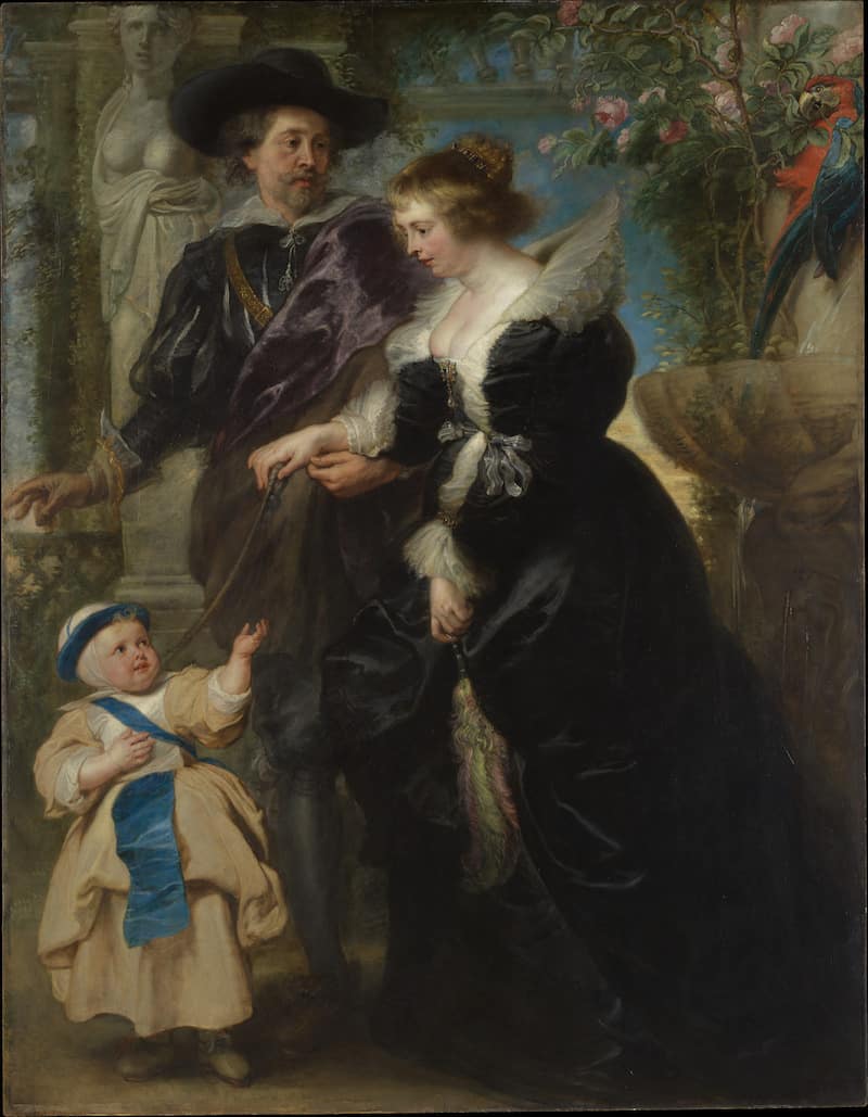Peter Paul Rubens, Rubens, seine Frau Hélène Fourment (1614–1673) und eines ihrer Kinder