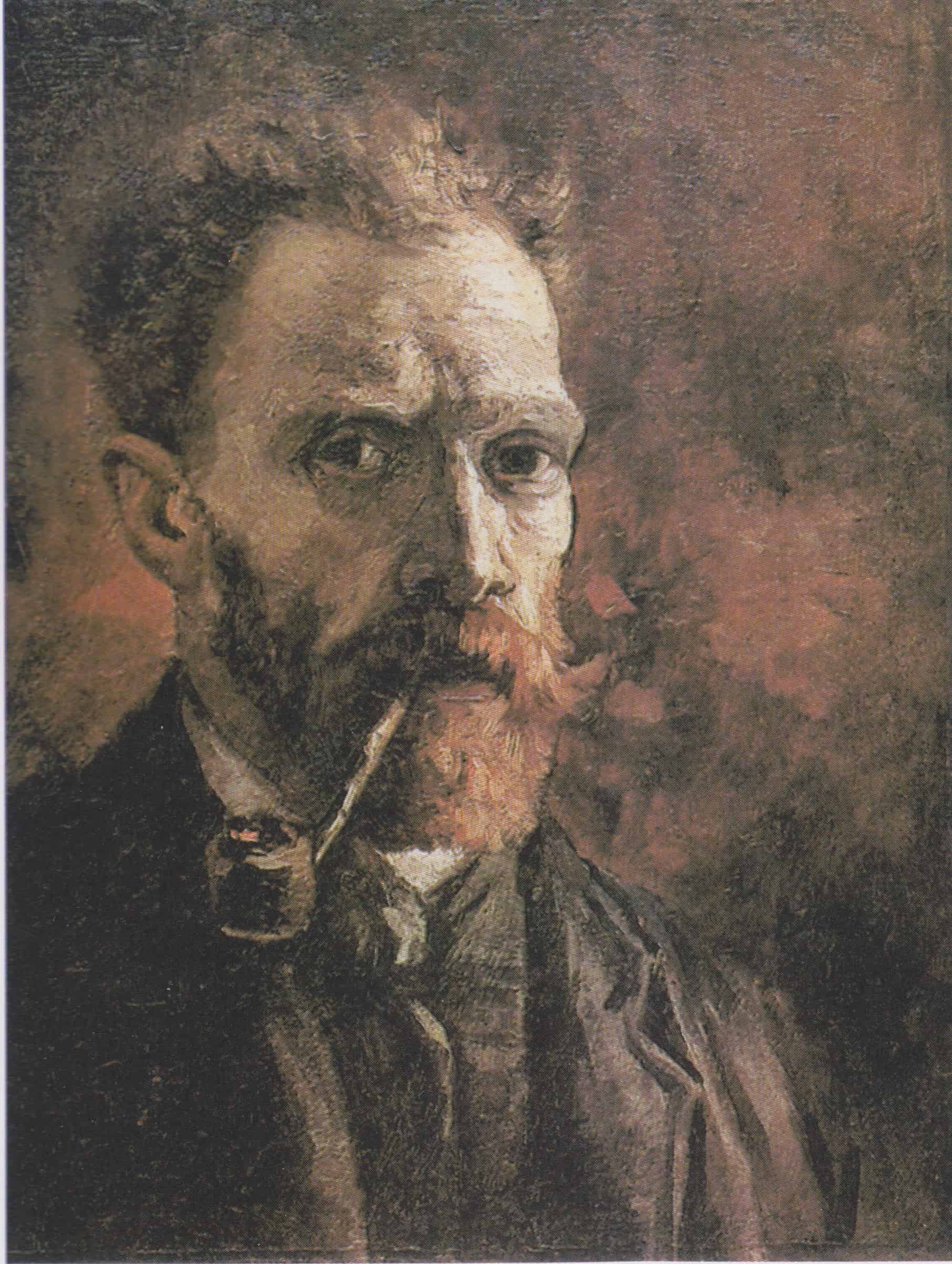 Selbstporträts von Vincent van Gogh, Selbstbildnis mit Pfeife