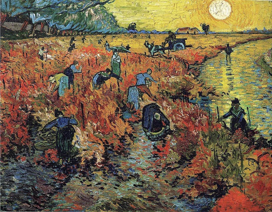 Vincent van Gogh, Der rote Weinberg bei Arles, 1888