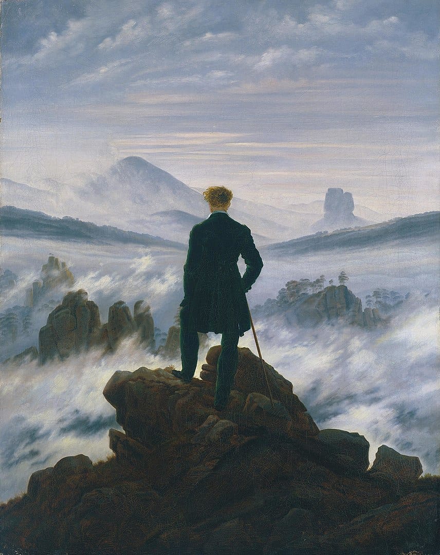 Caspar David Friedrich, Der Wanderer über dem Nebelmeer, 1817