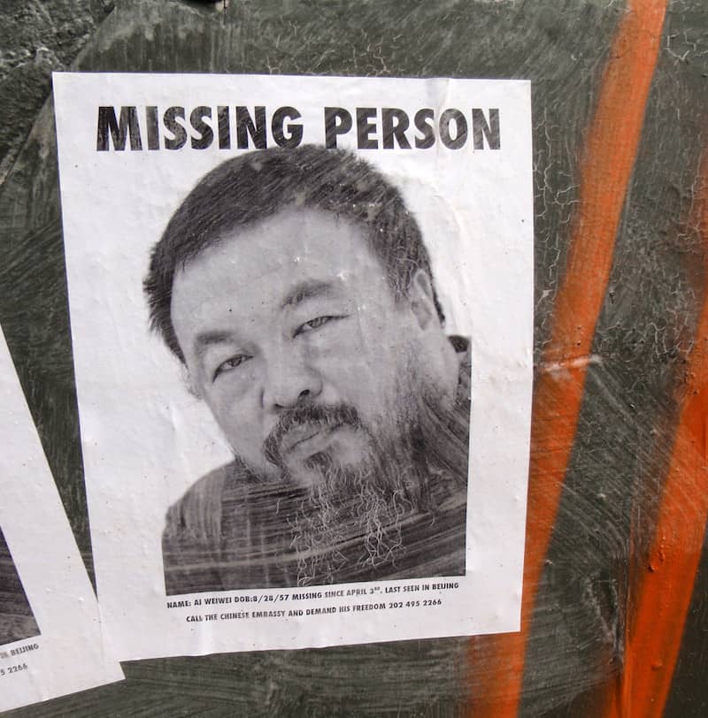 Ai Weiwei Missing