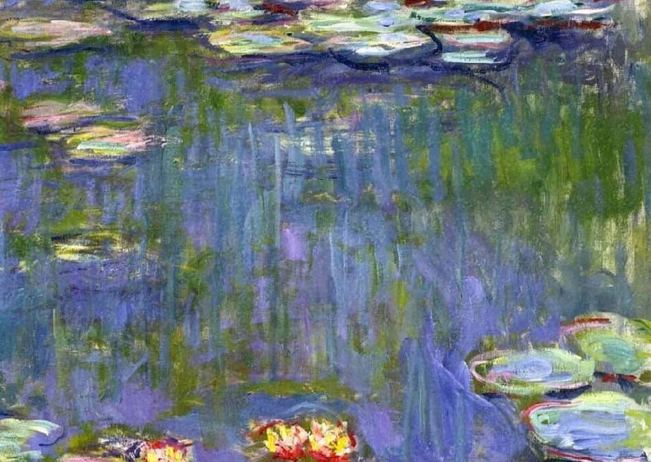 Ausschnitt, Dry Brush Technik Monet