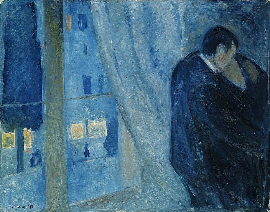 Edvard Munch, Der Kuss, 1892