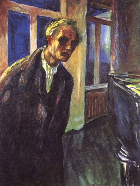 Edvard Munch, Selbstbildnis, 1924