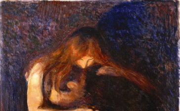 Edvard Munch, Vampir, 1893