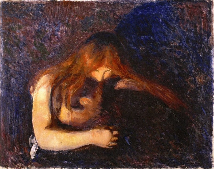 Edvard Munch, Vampir, 1893