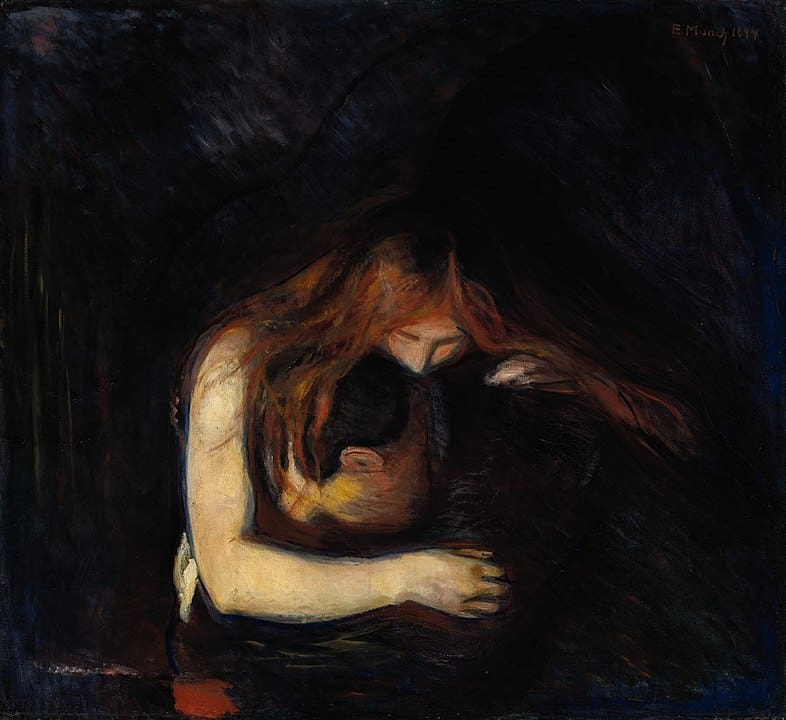 Edvard Munch, Vampir, 1894