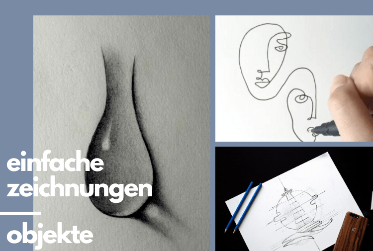 Einfache zeichnungen Gegenstände