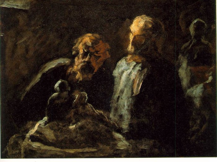 Honoré Daumier, Zwei Bildhauer, 1870-1873