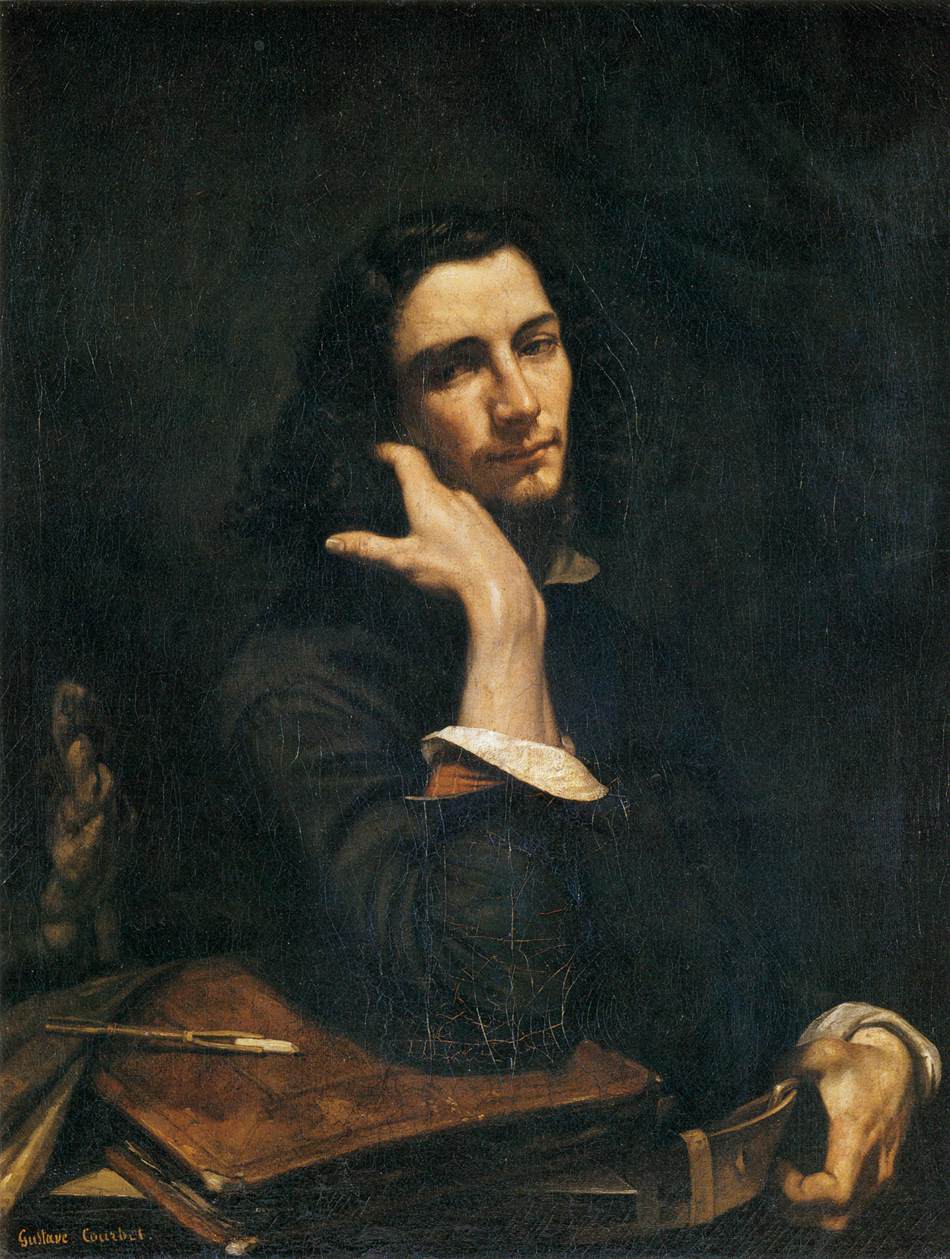Gustav Courbet, Mann mit Ledergürtel (Selbstportrait), ca. 1845:46
