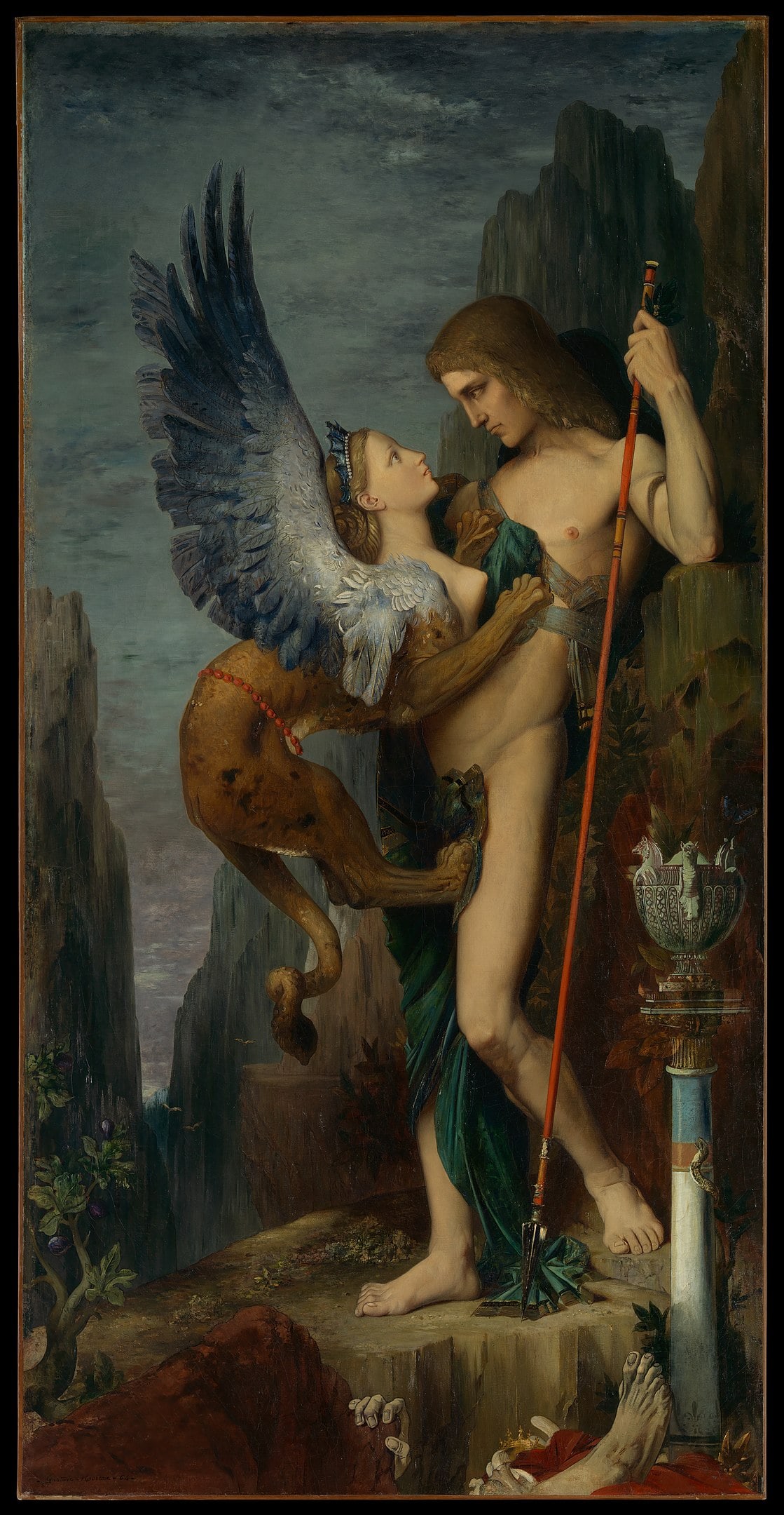 Gustave Moreau, Ödipus und die Sphinx, 1864