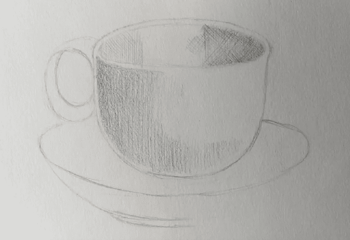 Kaffeetasse zeichnen 4