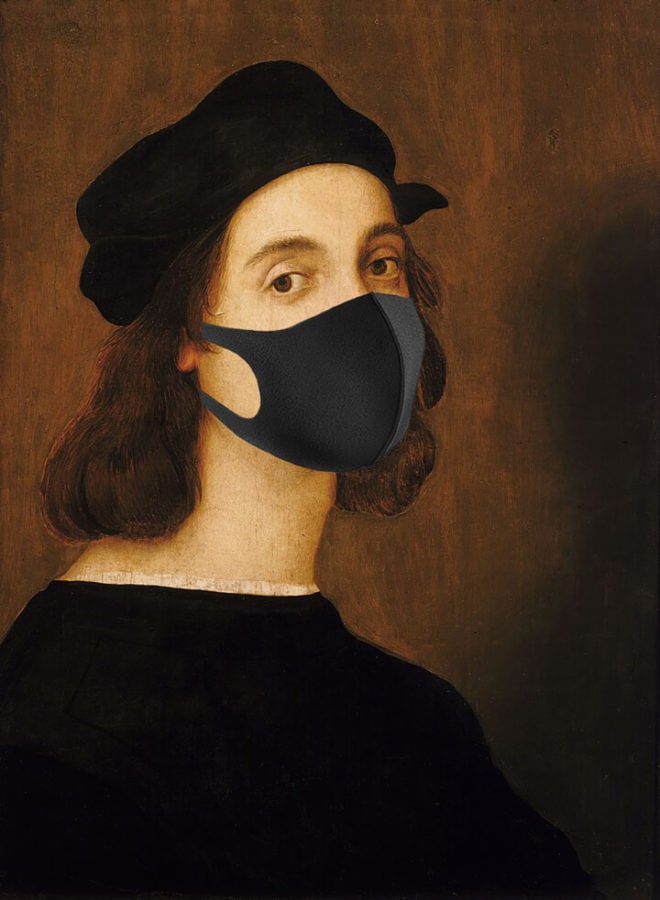 Kunst Meme Raffael, Selbstportrait, 1506