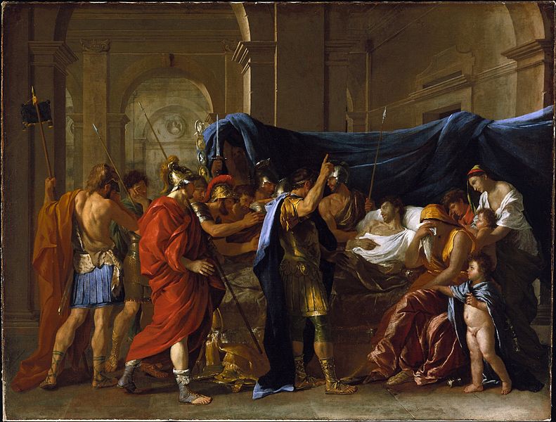 Nicolas Poussin, Der Tod des Germanicus, 1627