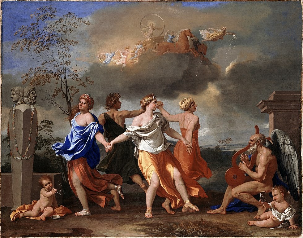 Nicolas Poussin, Ein Tanz zur Musik der Zeit, 1636