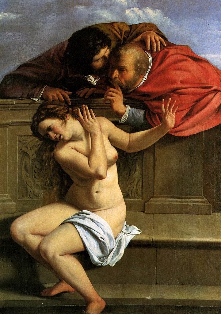 Artemisia Gentileschi, Susanna und die Ältesten, 1610