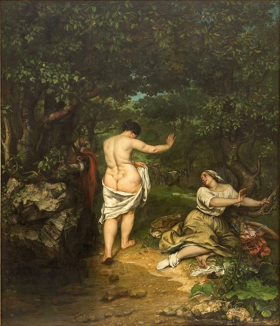 Courbet, Die Badenden, 1853