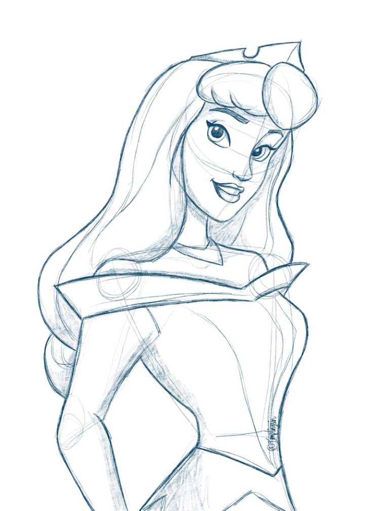 Disney Prinzessinnen zeichnen lernen: 25 Malvorlagen & Ideen